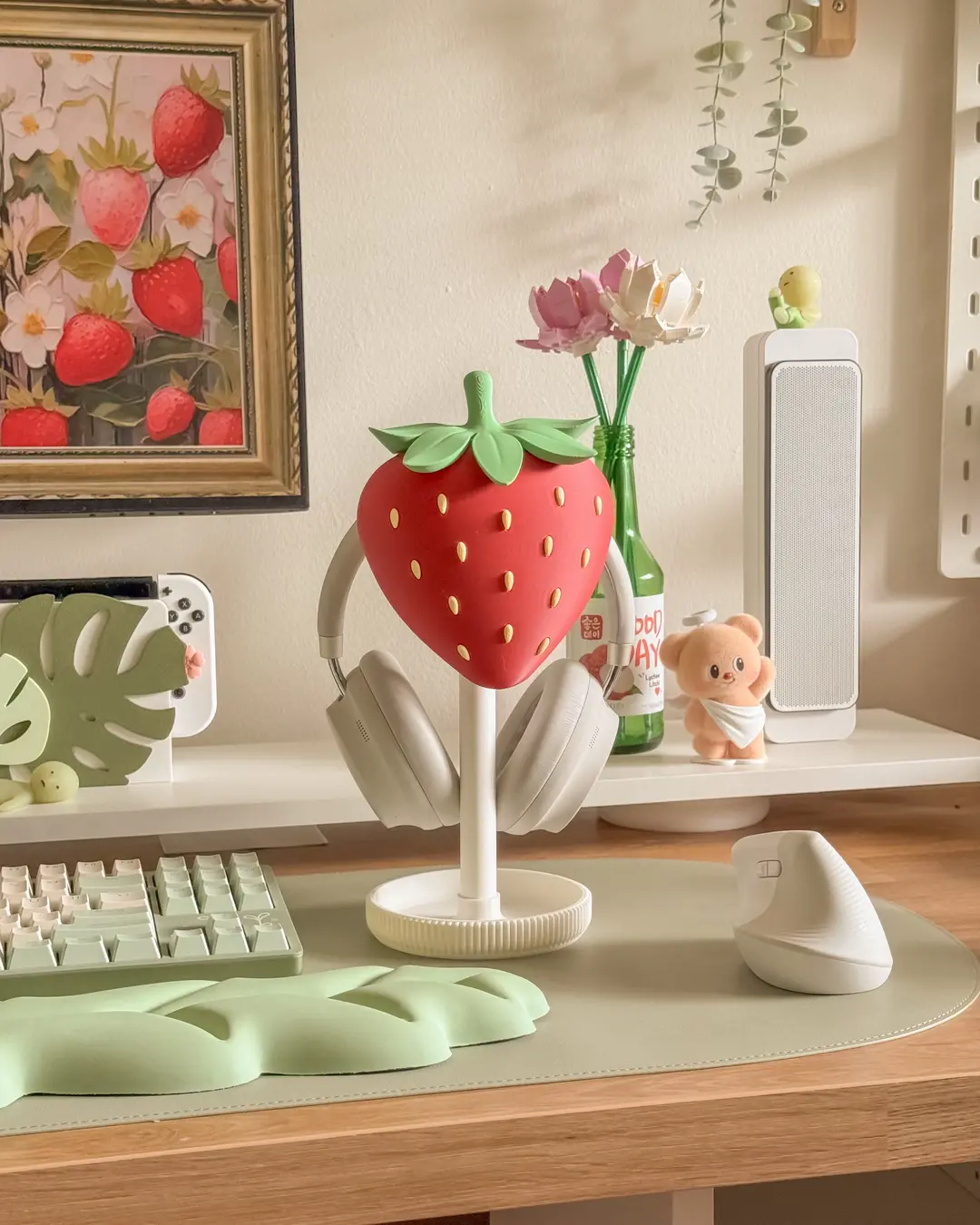 Strawberry Headphone Stand