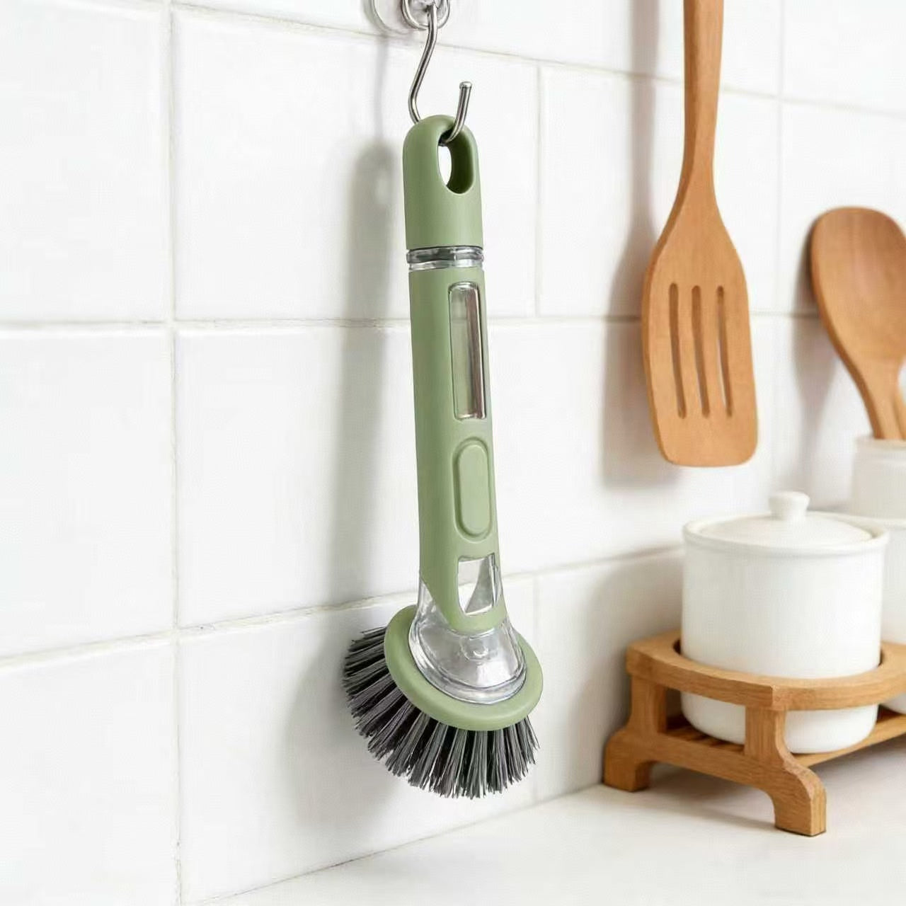 2-in-1 Soap Dispensing Dish Brush
