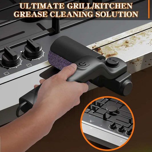 2-in-1 Electric Grill Spin Scrubber