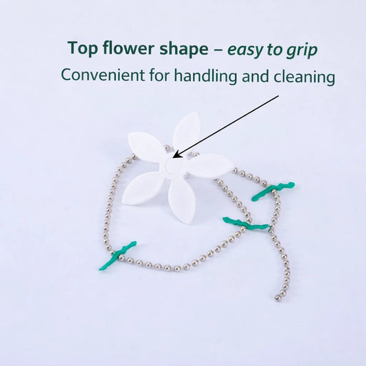 🌸 Flower-Shaped Hair Catcher for Sink Drains