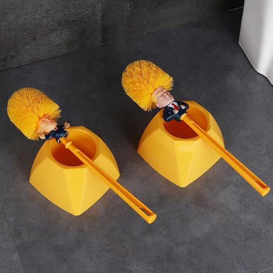 Iconic Hair Toilet Brush – Clean with Character