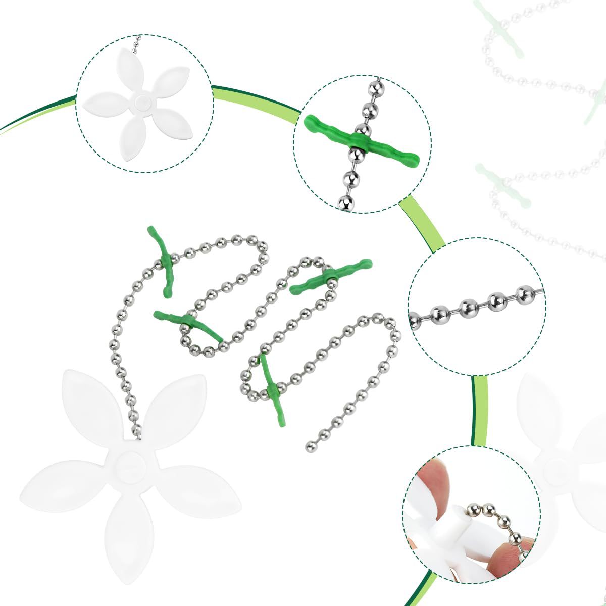 🌸 Flower-Shaped Hair Catcher for Sink Drains