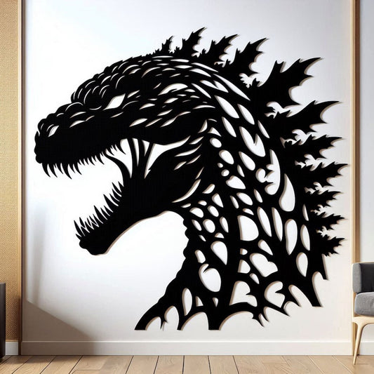 Godzilla 3D Metal Wall Decor
