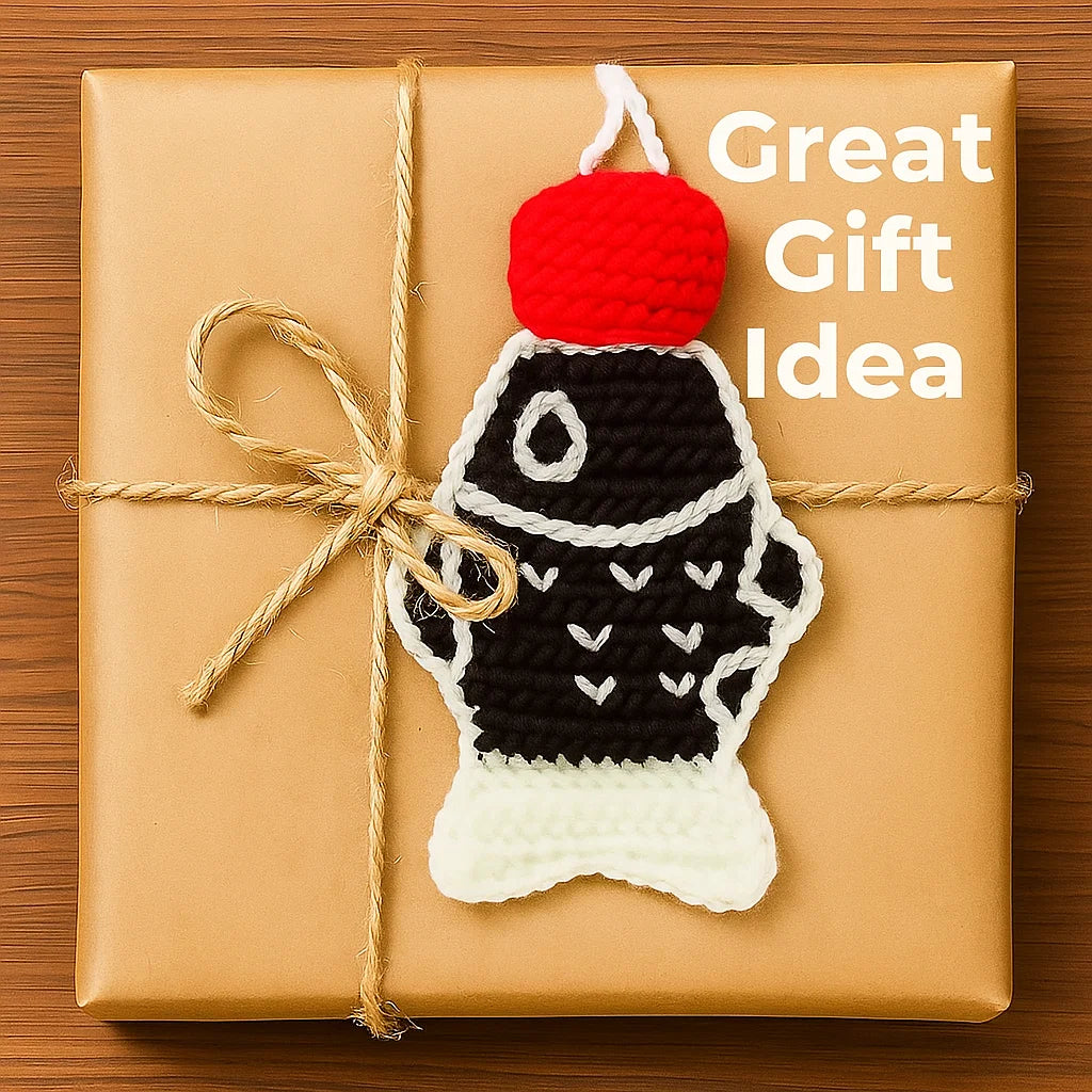 🐟 Handmade Crochet Fish-Shaped Lipstick Purse