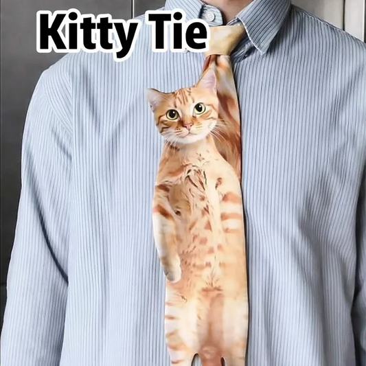 Creative Cat Pattern Necktie