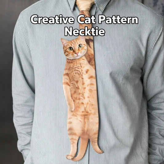 Creative Cat Pattern Necktie