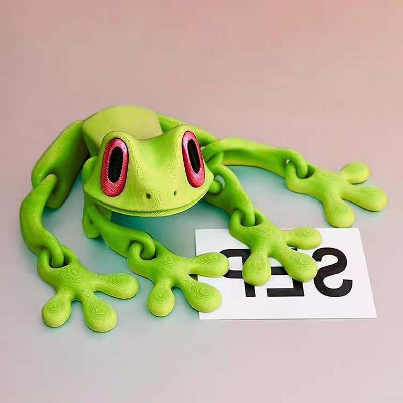 3D Printed Magnetic Frog Refrigerator Magnet
