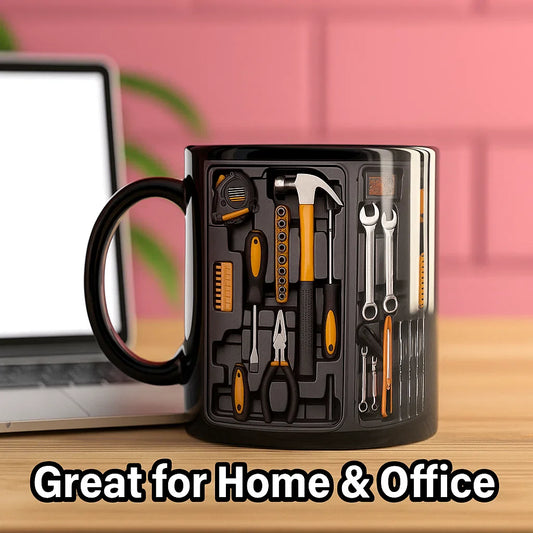 🔧 Tool-Themed Set Mug