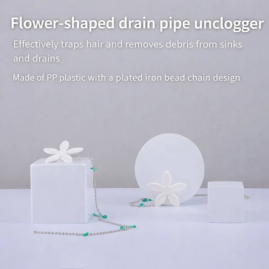🌸 Flower-Shaped Hair Catcher for Sink Drains