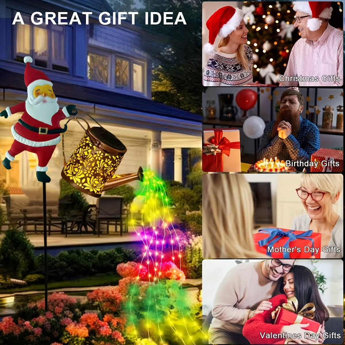 ⏰Solar Garden Light In The Shape Of Santa Claus🎅🎄