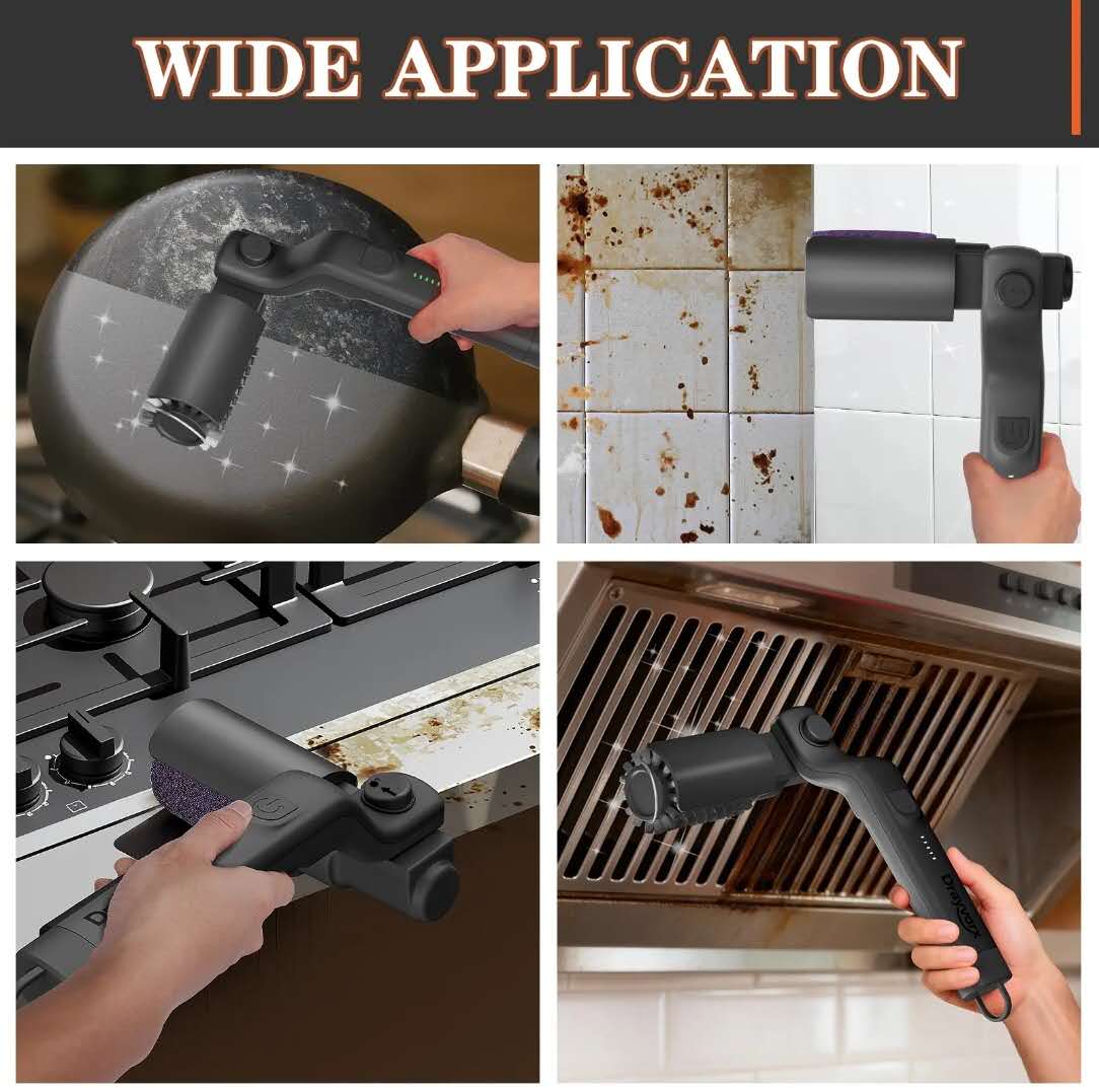 2-in-1 Electric Grill Spin Scrubber