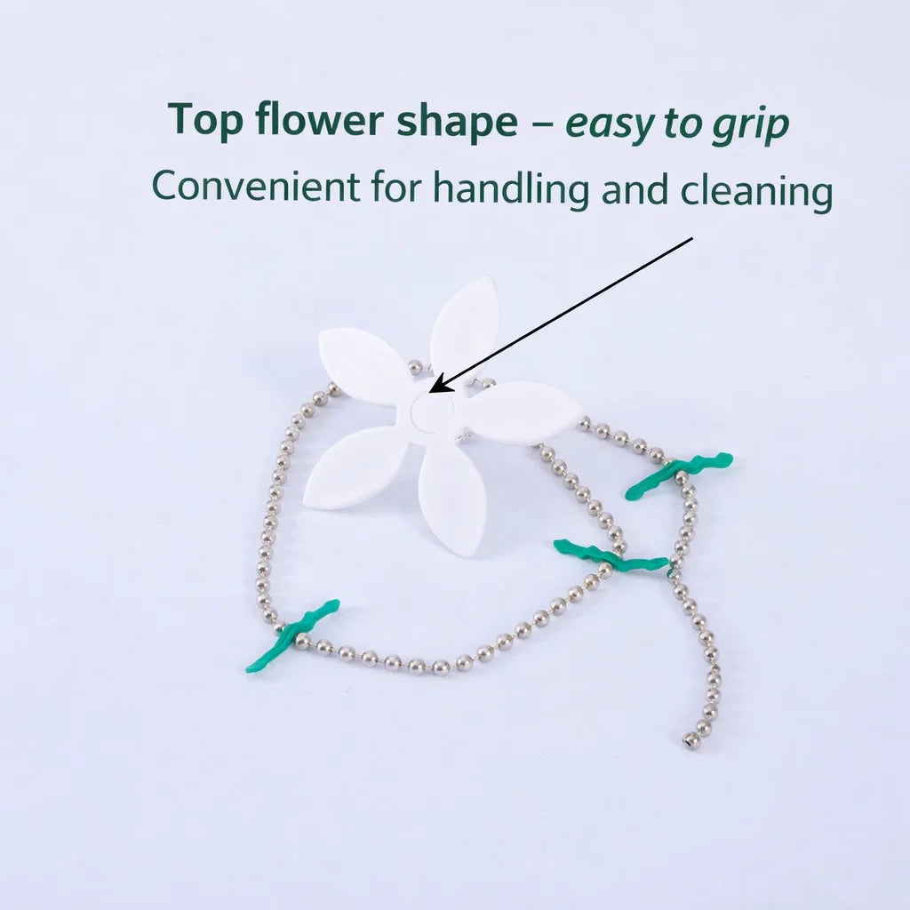 🌸 Flower-Shaped Hair Catcher for Sink Drains