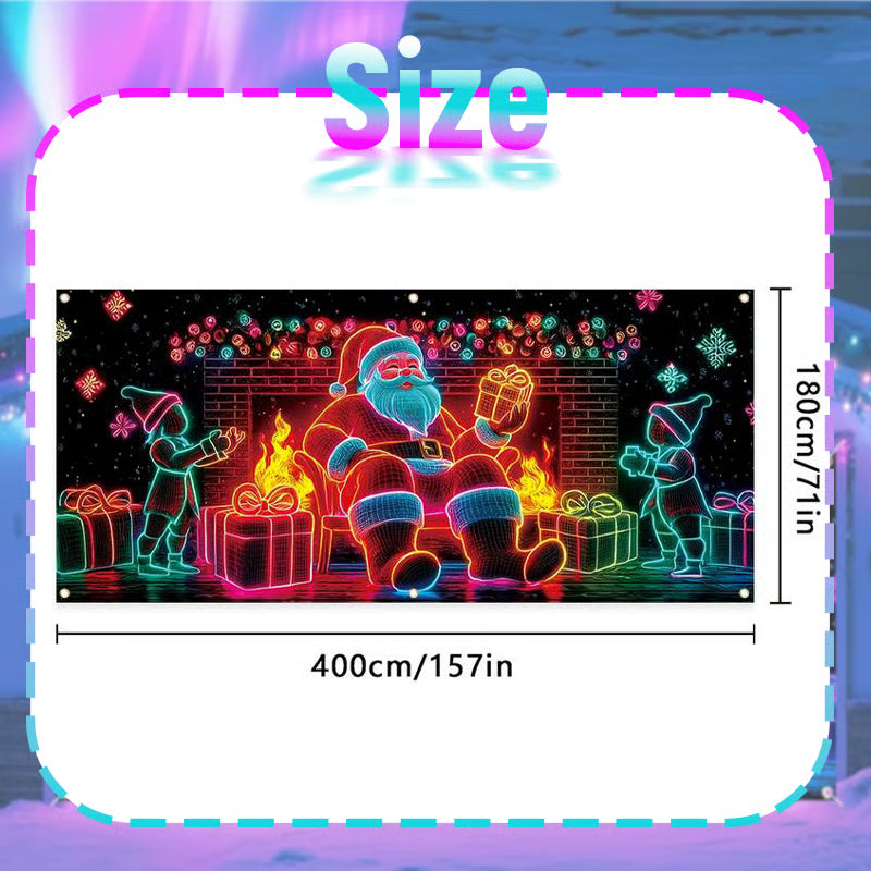 Christmas Garage Door Cover Banner