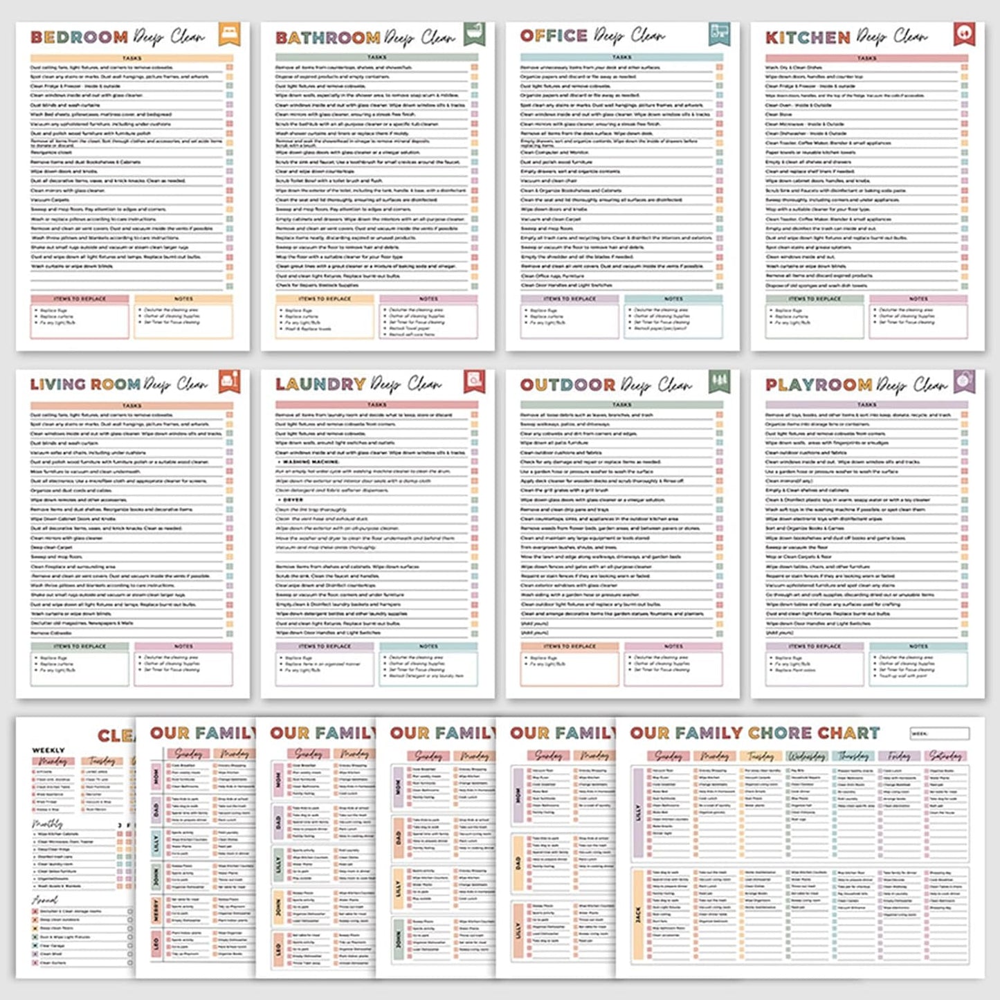 🔥🔥 ADHD toolbox for cleaning and organizing — Household planner