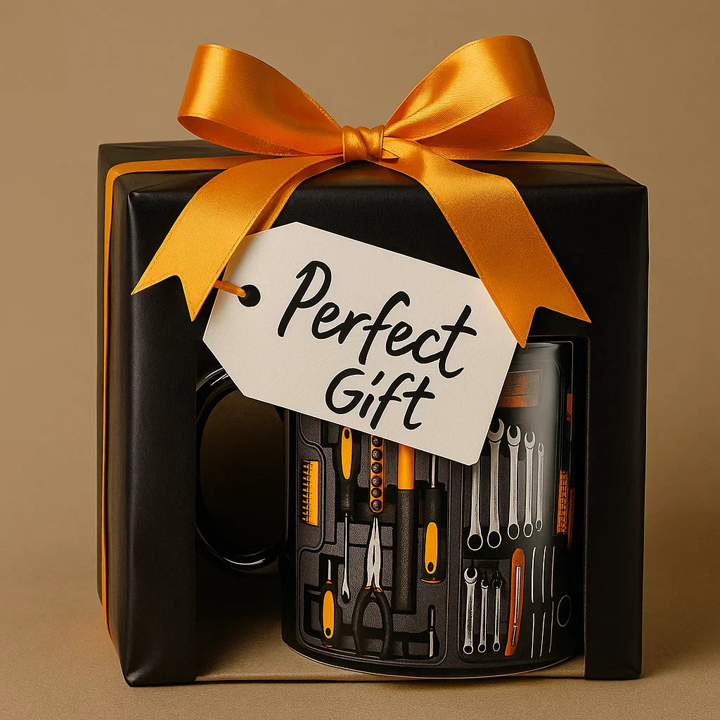 🔧 Tool-Themed Set Mug