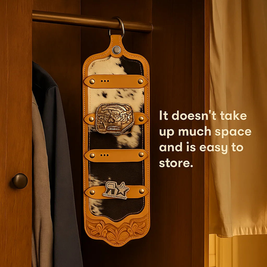 Cowhide Buckle Holder