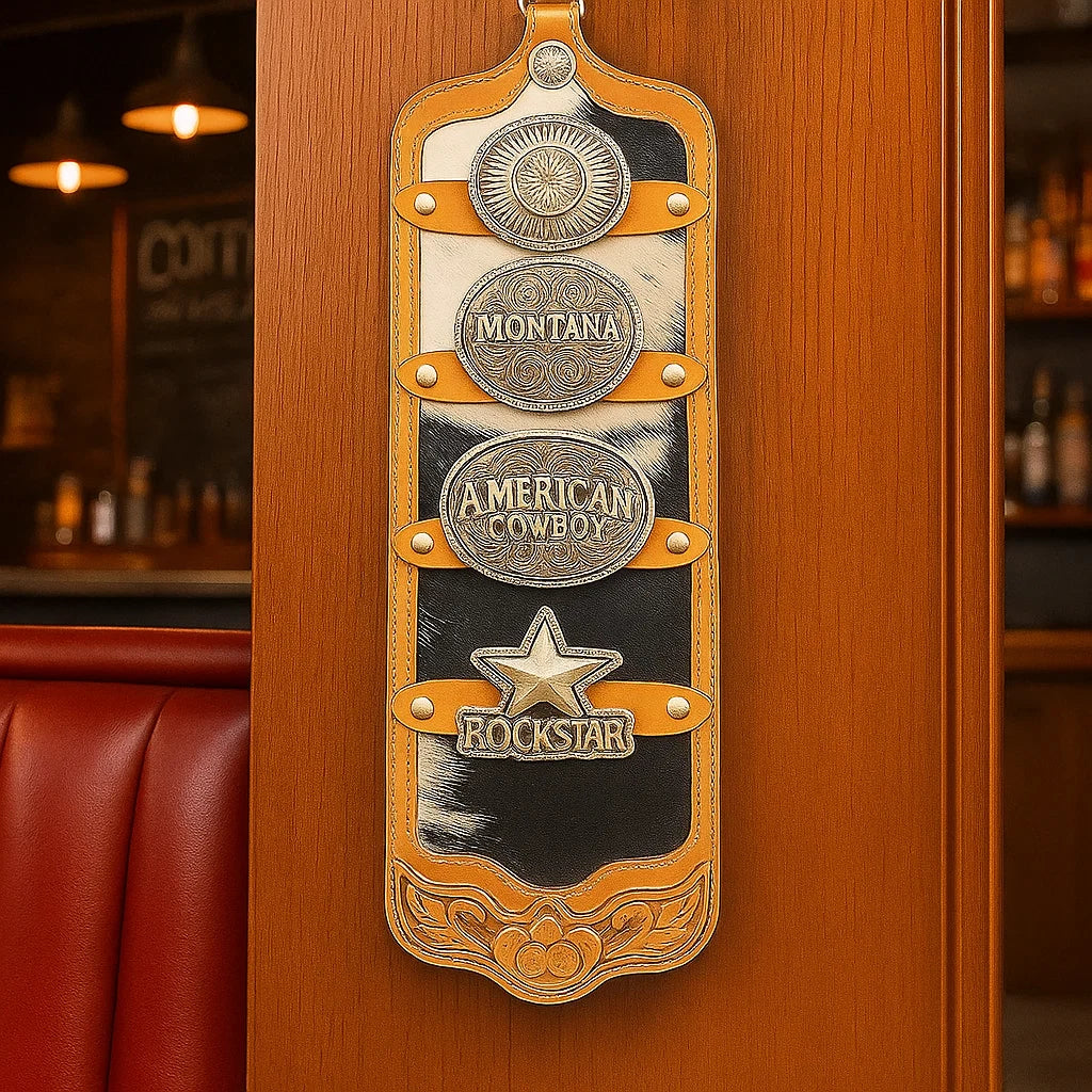 Cowhide Buckle Holder