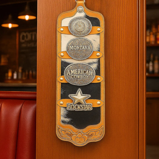 Cowhide Buckle Holder