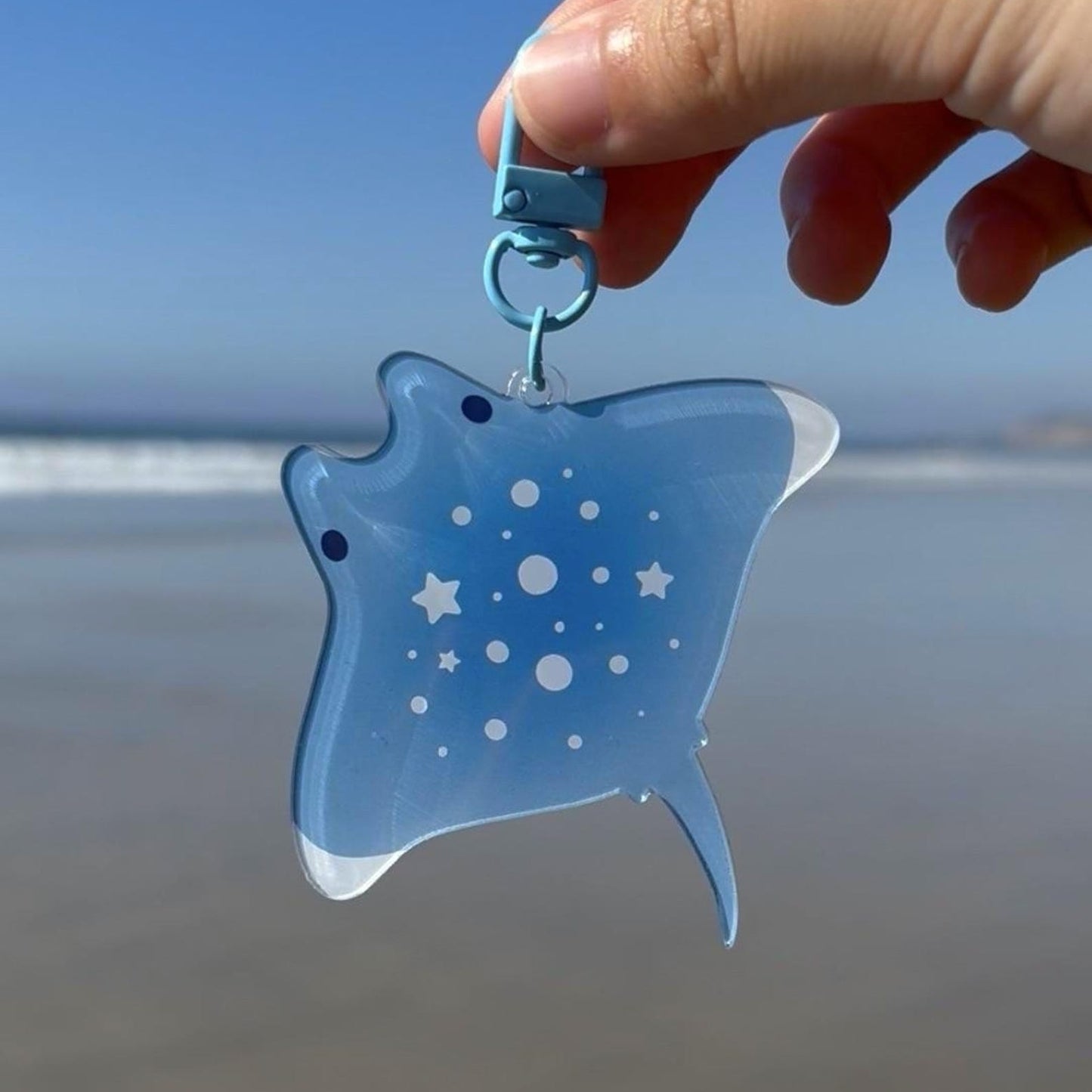 ocean critters acrylic charms