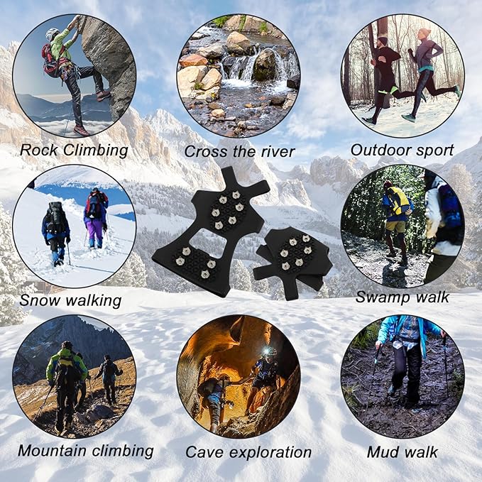 Light Ice Snow Grips Cleat Crampons
