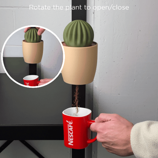 Brew, instant coffee dispenser.