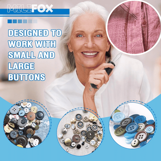 Button Hook with Zipper Pull