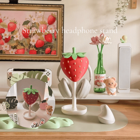 Strawberry   Headphone   Stand