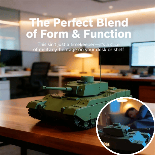 🚙Tank Commander Alarm Clock⏰