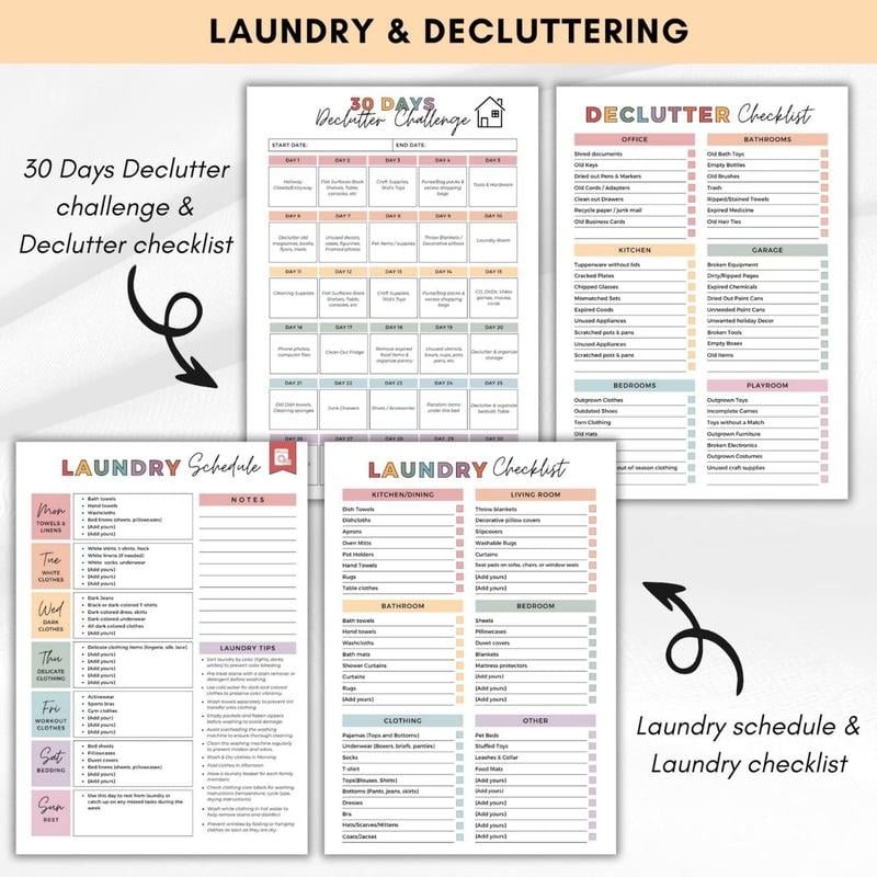 🔥🔥 ADHD toolbox for cleaning and organizing — Household planner
