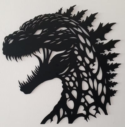 Godzilla 3D Metal Wall Decor